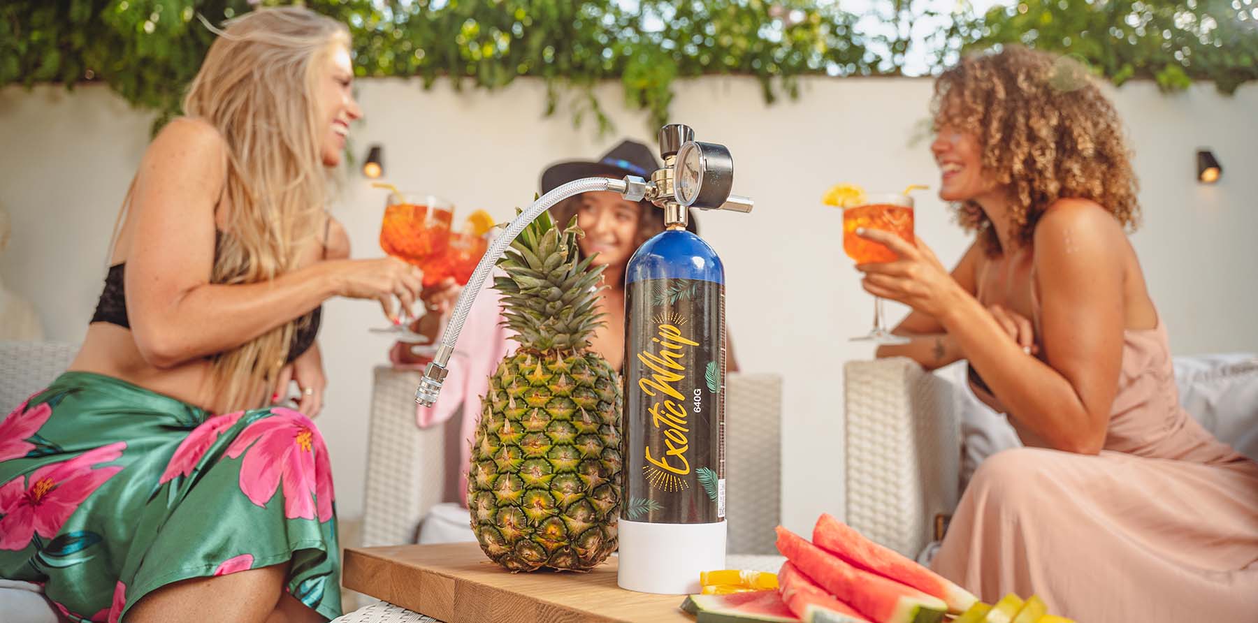 Exotic flavored cocktails with cream chargers - Exotic Whip