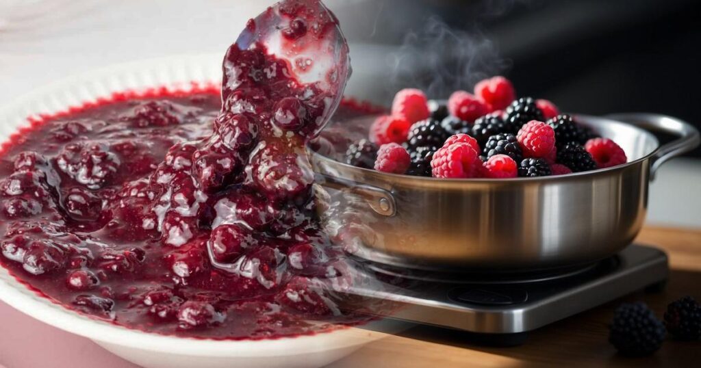 Ingredientes y Preparación - Receta de Compota de Bayas Infusionada con Óxido Nitroso