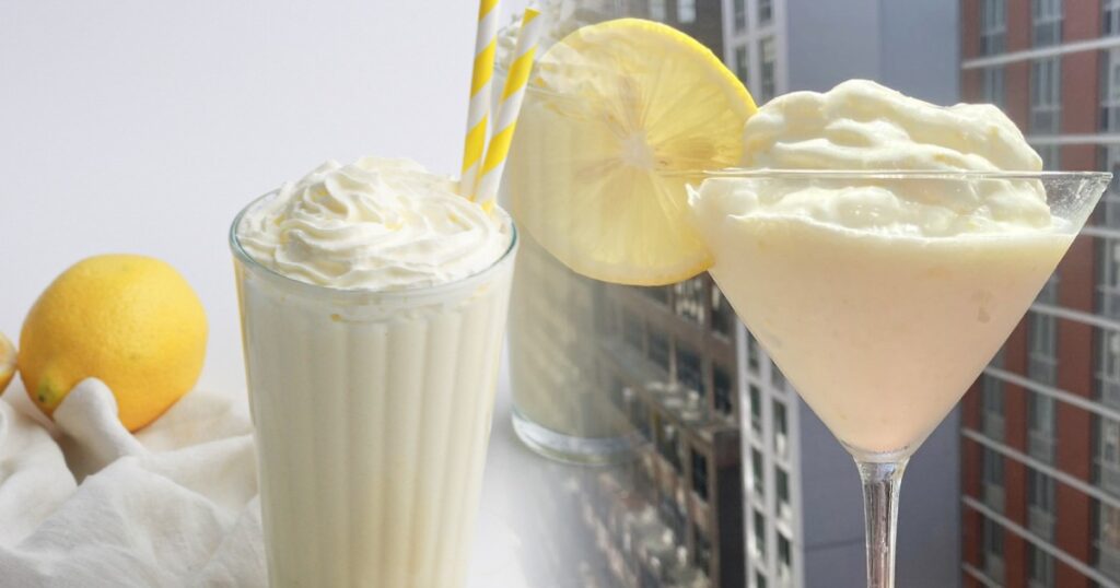 Preparing and Serving Whipped Lemonade