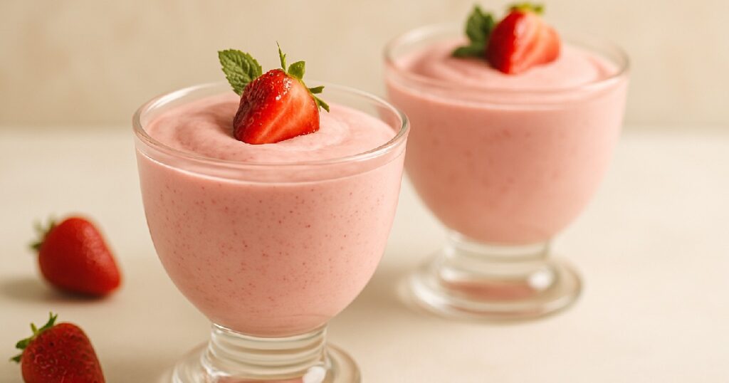 Storage and Freezing Instructions Strawberry Mousse