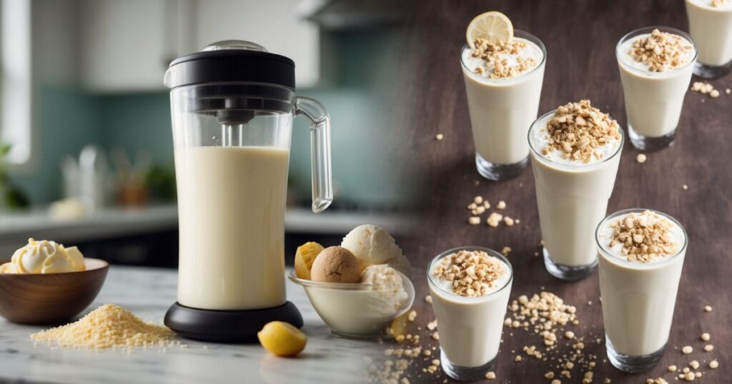 Pour commencer- milkshake crémeux